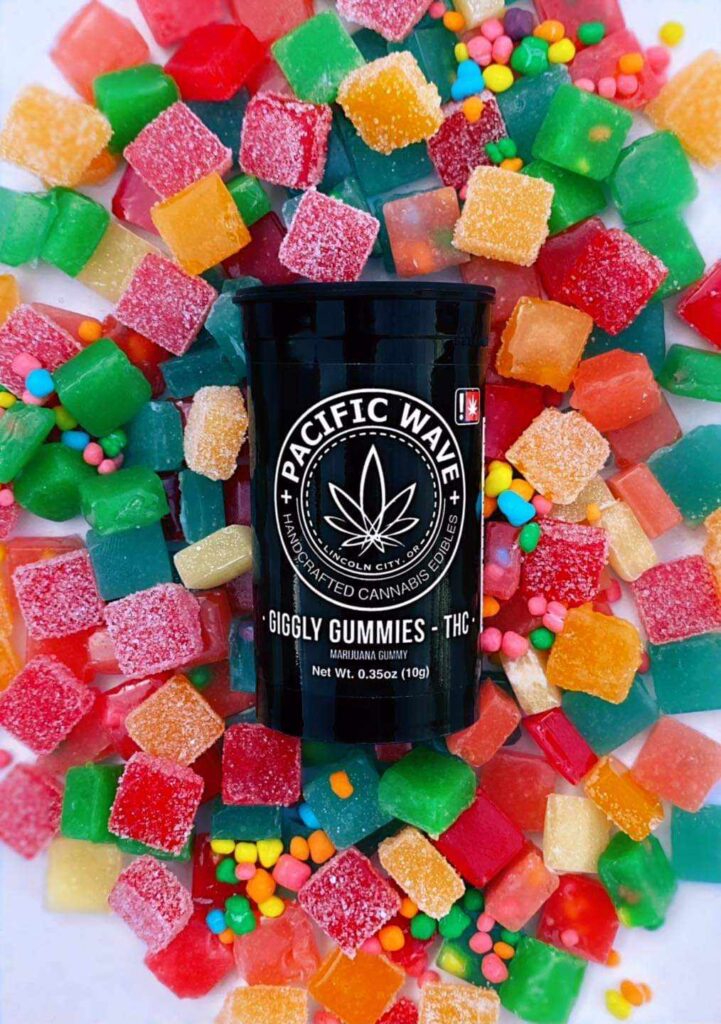 CBD and cannabis products at Pacific Wave Lincoln City